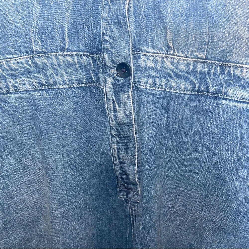 Gap Denim Long Sleeve Jumpsuit Size 6 - Picture 4 of 6